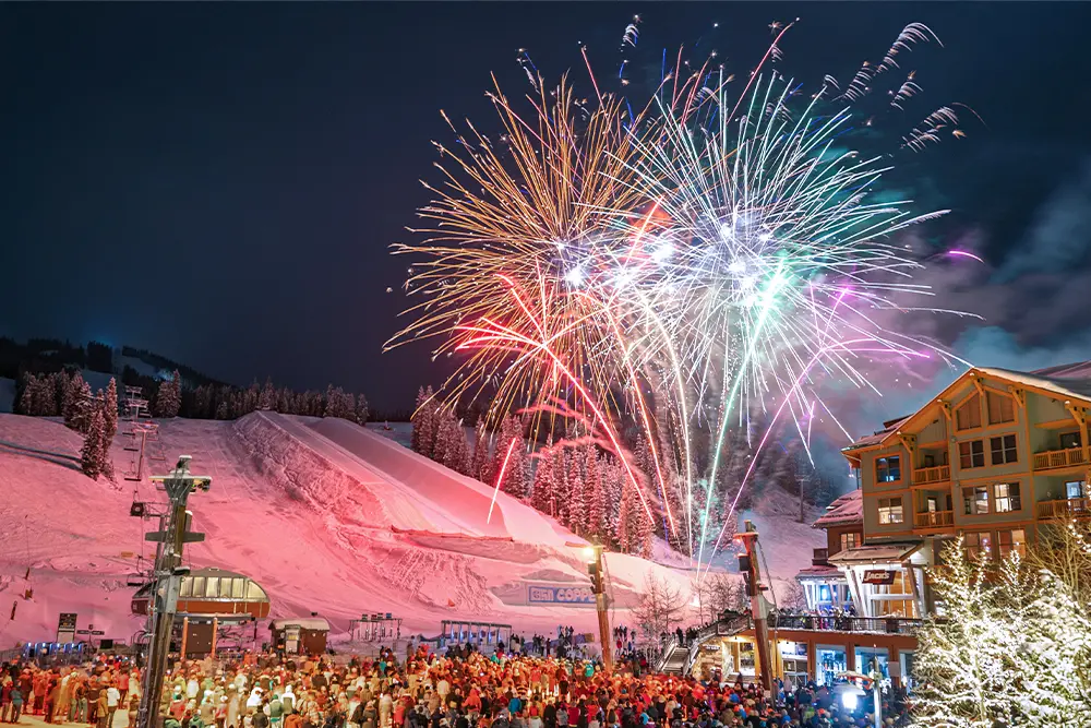 Fireworks in Center Village