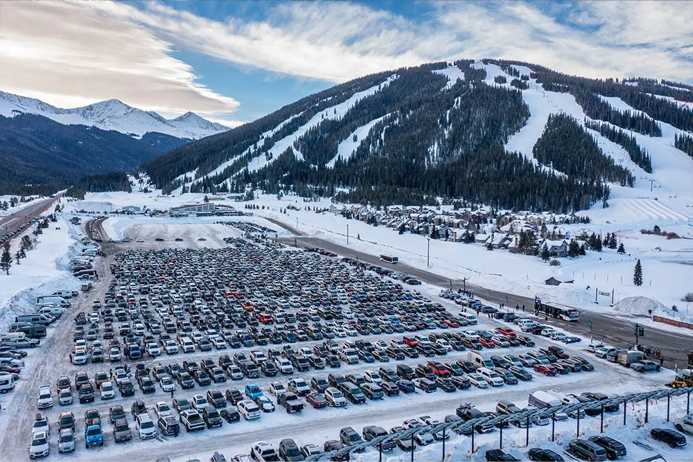 Alpine lot at Copper Mountain