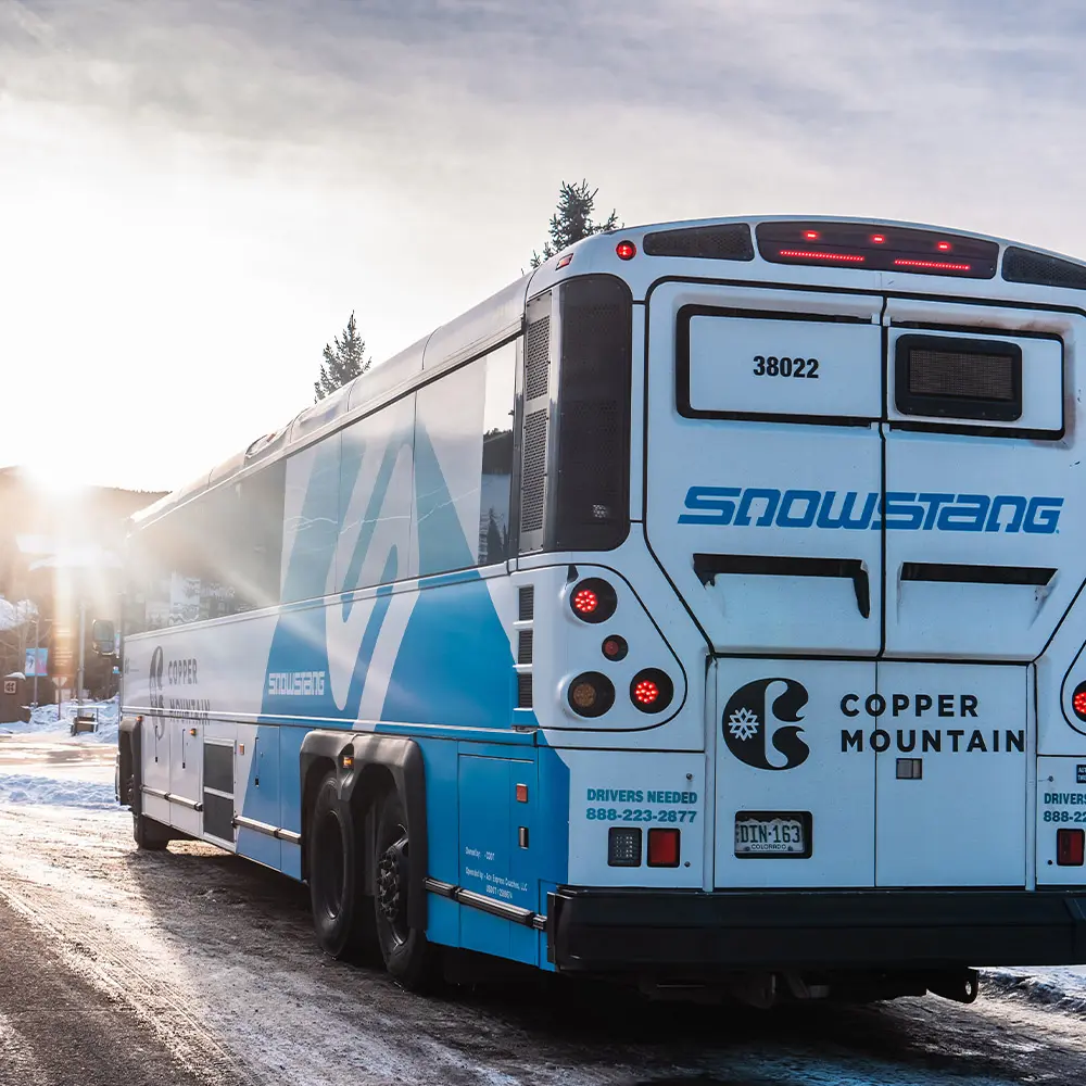 snowstang bus at copper mountain