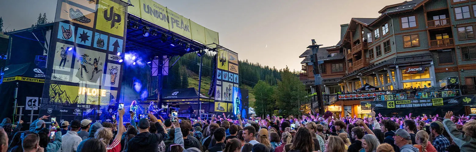 union peak festival at night