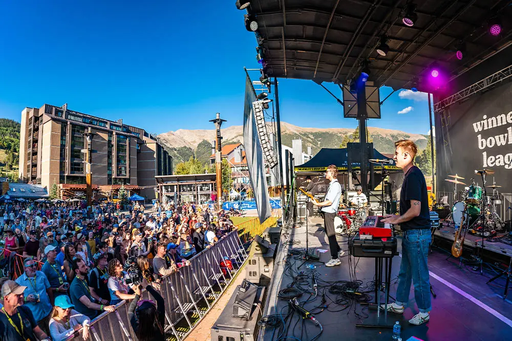 union peak festival in center village in the summer